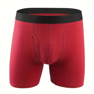 SÆT MED 5 BOKSERSHORTS I BOMULD OG MIKROFIBER MED LANGE BEN