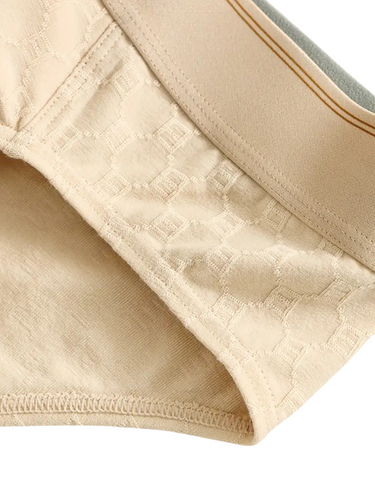 SET OF 3 MEN'S LUXURY COTTON BRIEFS - SOFT AND BREATHABLE