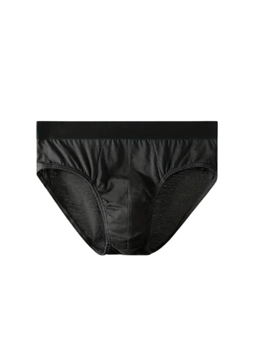 SET OF 5 MEN'S COTTON BRIEFS, WITH ELASTIC WAISTBAND