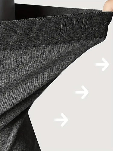 SET OF 3 MEN'S HIGH-STRETCH COTTON BOXERS