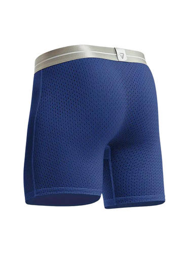 SÆT MED 5 BEHAGELIGE BOKSERSHORTS MED LANG LINNING