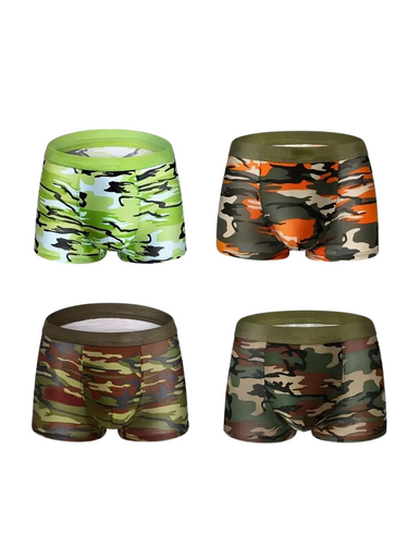 4ER-SET ATMUNGSAKTIVE BOXERSHORTS AUS BAMBUSFASER